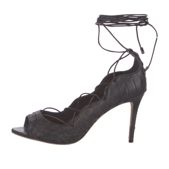 Alexandre Birman Python Gladiator Sandals - Picture 2 of 2